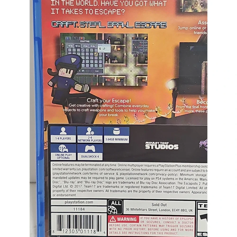 Escapists 2 (Sony PlayStation 4, 2017)